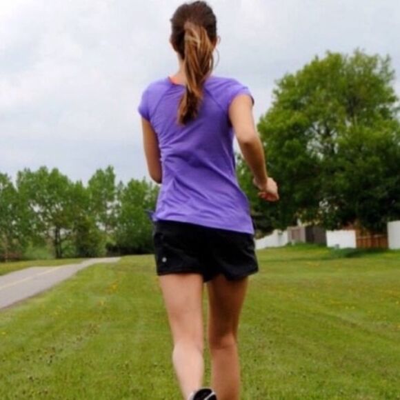 Lululemon Mod Moves V Neck Tee Power Purple - Picture 9 of 9